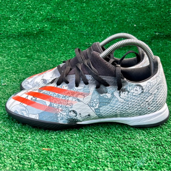 Adidas Graphic Athletic Shoes - Red and Gray
